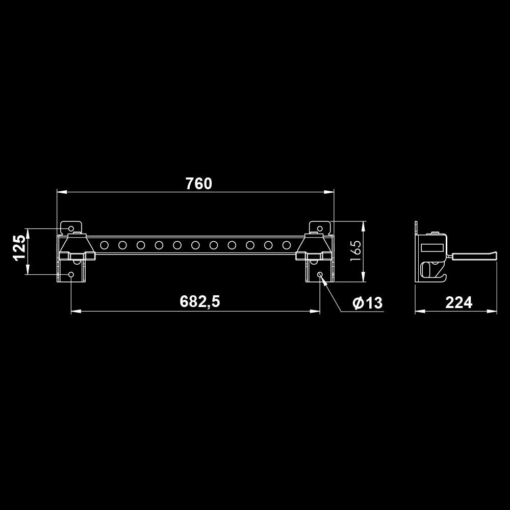 ATX® Rack-Zubehör-Ablage - Storage 500 Series