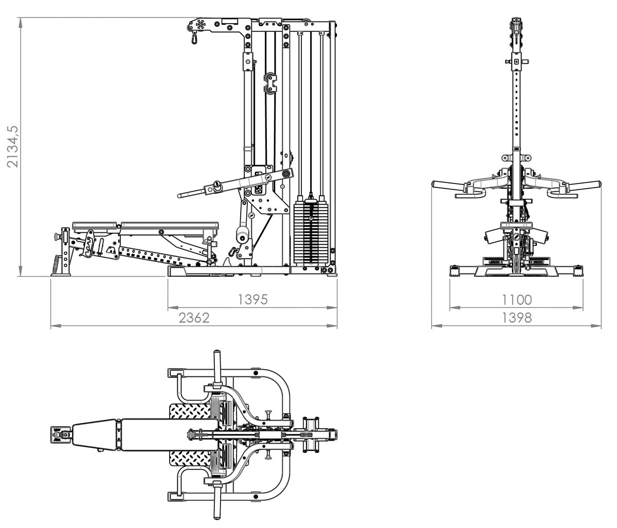 Multi-gym ATX® - TripleX Gym - Multistation