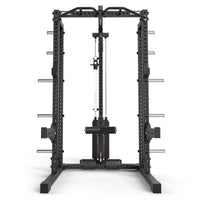 ATX® Half Rack 780 mit Extension und Latzug Steckgewichte Frontansicht