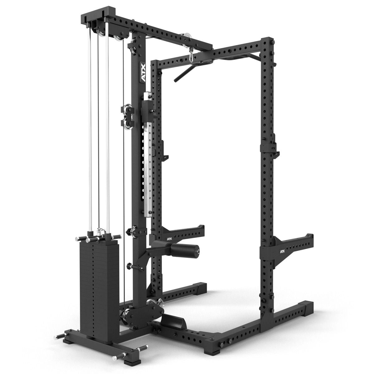 ATX® Half Rack 780 mit Latzug - Steckgewichte Ansicht Latzug