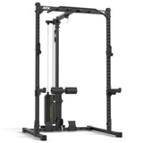 ATX® Half Rack 510 mit Latzugstation - 100 kg Steckgewichte - Höhe 195 cm