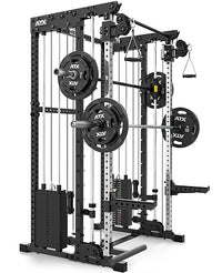 ATX® Multi Smith Rack - Höhe 215cm - 2 × 100 kg rechts mit hanteln