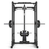 ATX® Power Rack 640/660 mit Latzug - Hantelscheiben, in 2 Höhen vorne 2