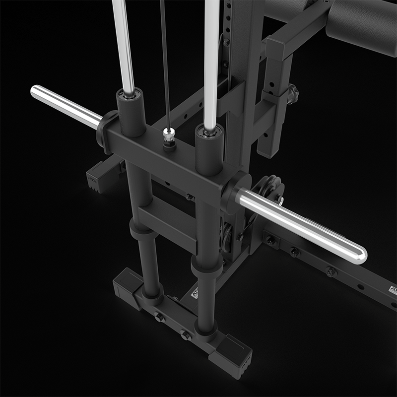 ATX® Half Rack 510 mit Latzugstation - Plate Load - 195 cm Gewichtsschlitten