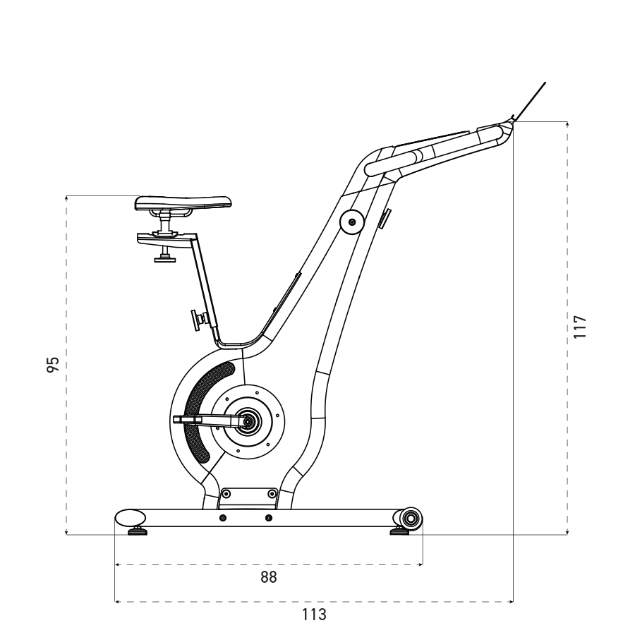 Ergometer Nohrd Bike V2
