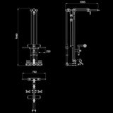 ATX® Latzug-Anbauoption - Plate Load - zu Half Rack HRX-510 Maße