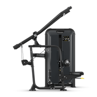 Latzugmaschine - Vision Fitness Keystone seitliche Ansicht