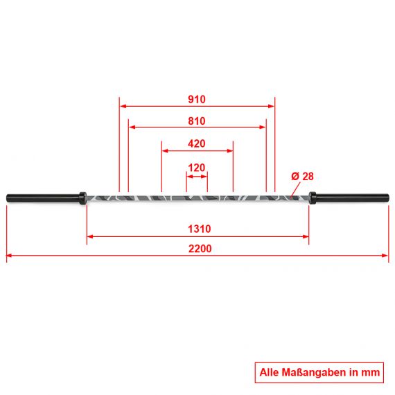 ATX® Camouflage Multi Power Bar 20 kg