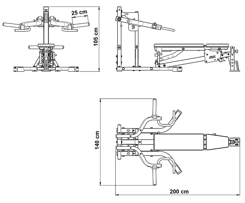 ATX® Lever Arm Multipresse 