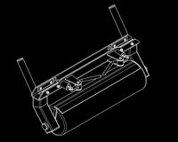 ATX® Hip Thrust Option Polsterrolle Isoansicht