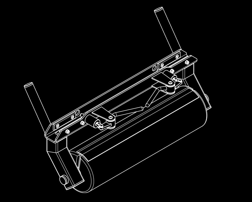 ATX® Hip Thrust Option Polsterrolle Isoansicht