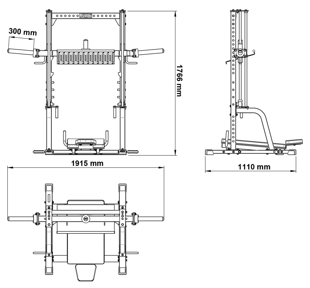 ATX® Vertikale Beinpresse