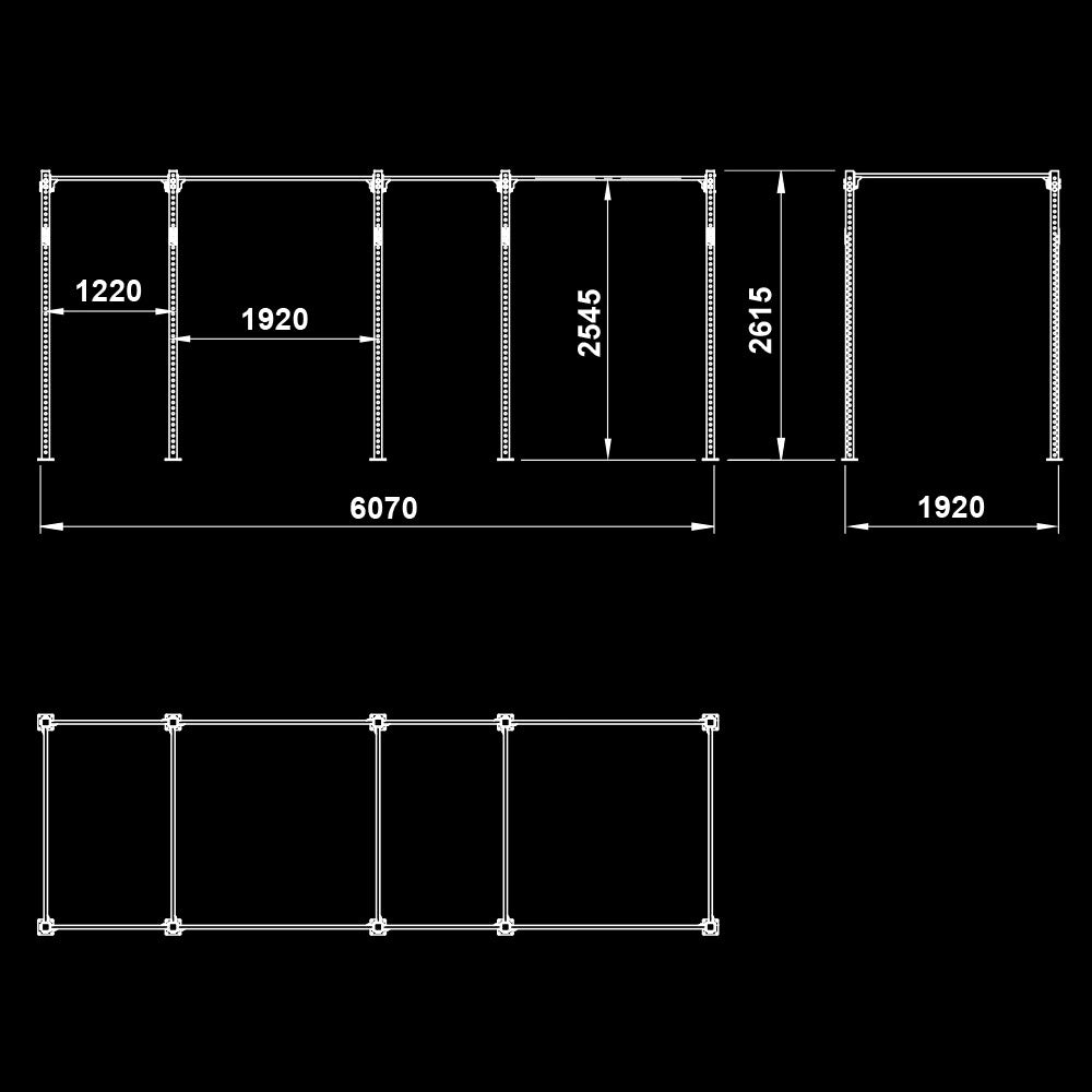 ATX® Functional Rig 700 - Basic 4 Maße