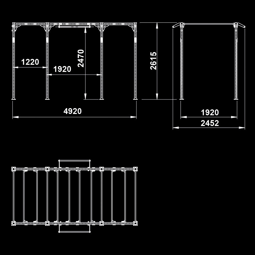 ATX® Functional Rig 700 - Ladder 3 Maße
