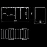 ATX® Functional Rig 700 - Ladder 4 Maße