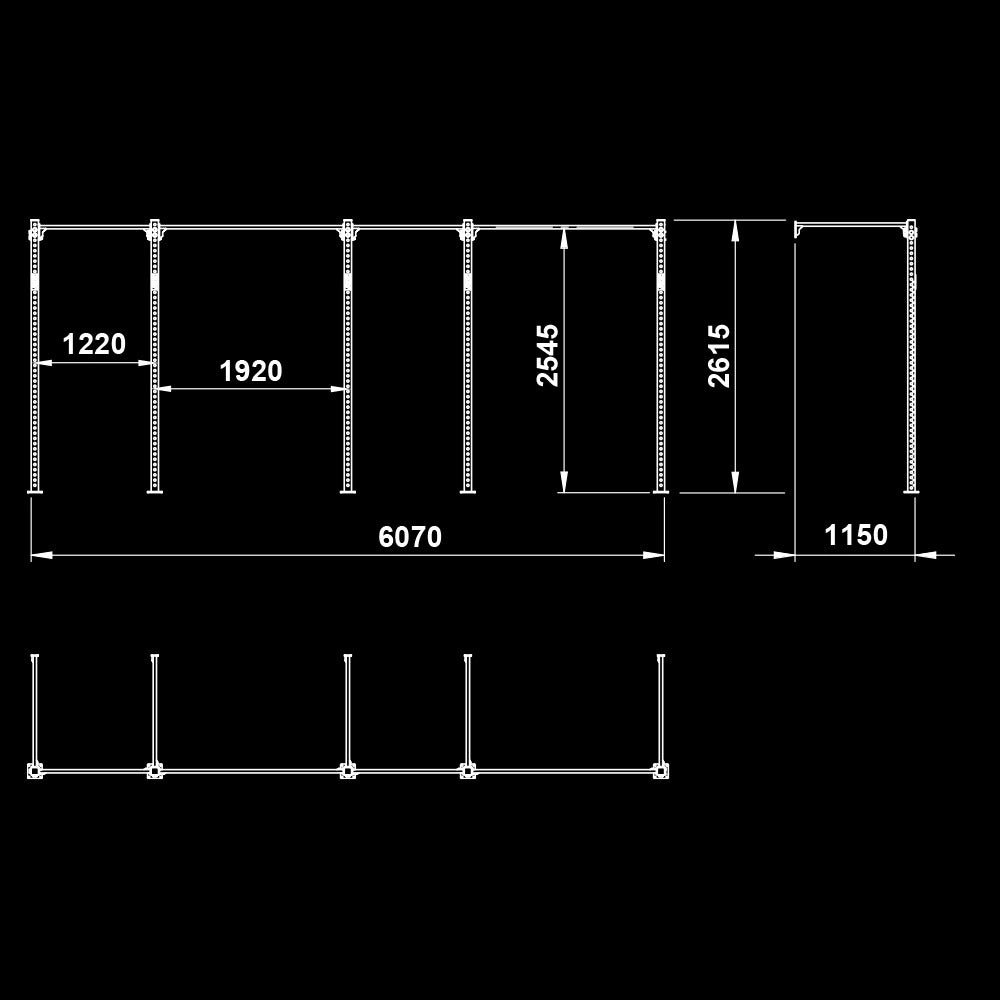 ATX® Functional WALL RIG 700 - BASIC 4