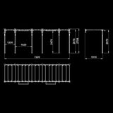 ATX® Functional WALL RIG 700 - Ladder 5 Maße