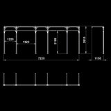 ATX® Functional WALL RIG 700 - Standard 5 Maße