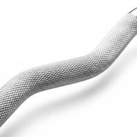 SZ Stange 50 mm X 120 cm - chrom Rändelung Knurling