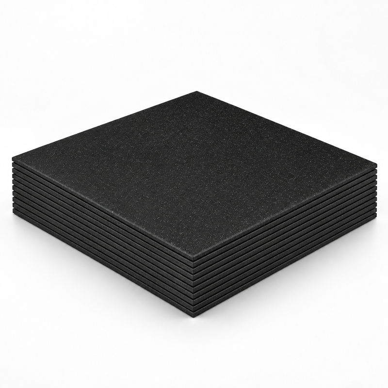 Set 10 Stück - Bodenschutzmatte Stardust 5% EPDM Overlayer 1000 x 1000