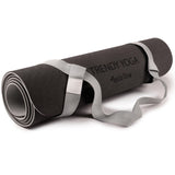 Yogamatte Eco-Line Set 180 x 60 x 0,6 cm anthrazit