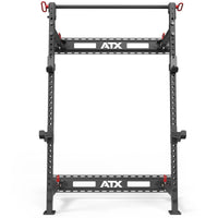 ATX® Fold Back Rack Half Rack 500 Frontansicht mit Mounting Rail