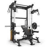 ATX® Cable Half Rack mit 2 x 90 kg Steckgewichte inkl. Hantelbank