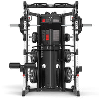 ATX® Multigym GMX 2000 2x90 Steckgewichte Front mit Zubehör