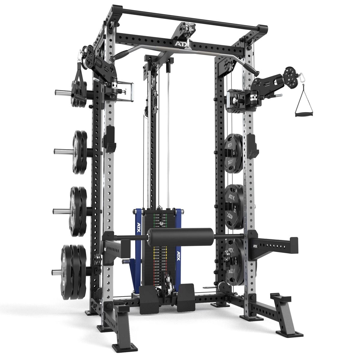 ATX® Hardcore Half Rack & Pull Station inkl. Hantelscheiben