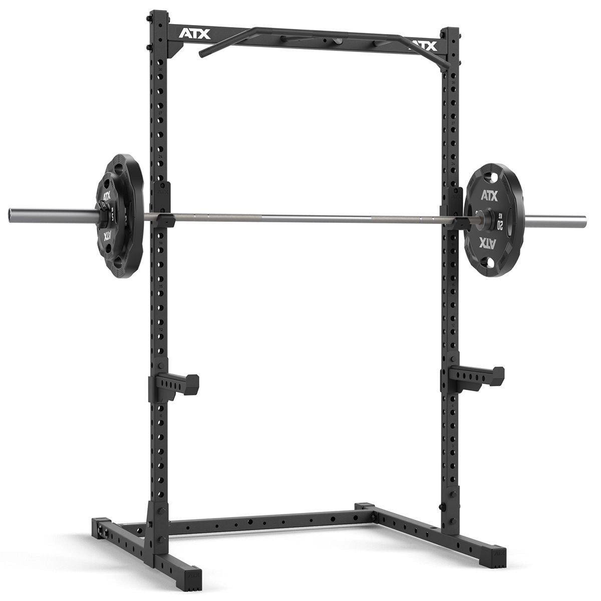 ATX® Half Rack 510 mit Hantelstange und Hantelscheiben