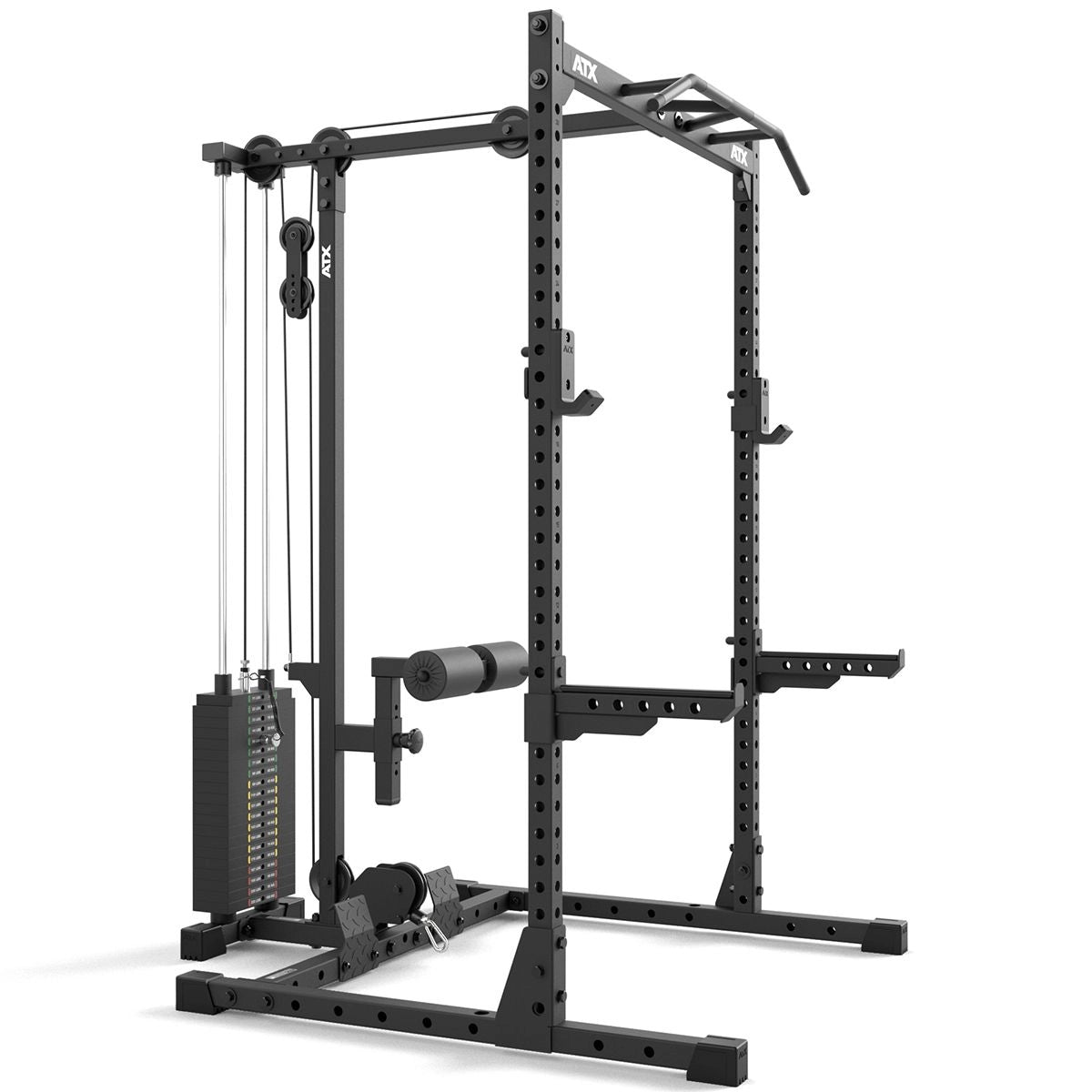 ATX® Latzug-Anbauoption - 100 kg Steckgewichte am Half Rack