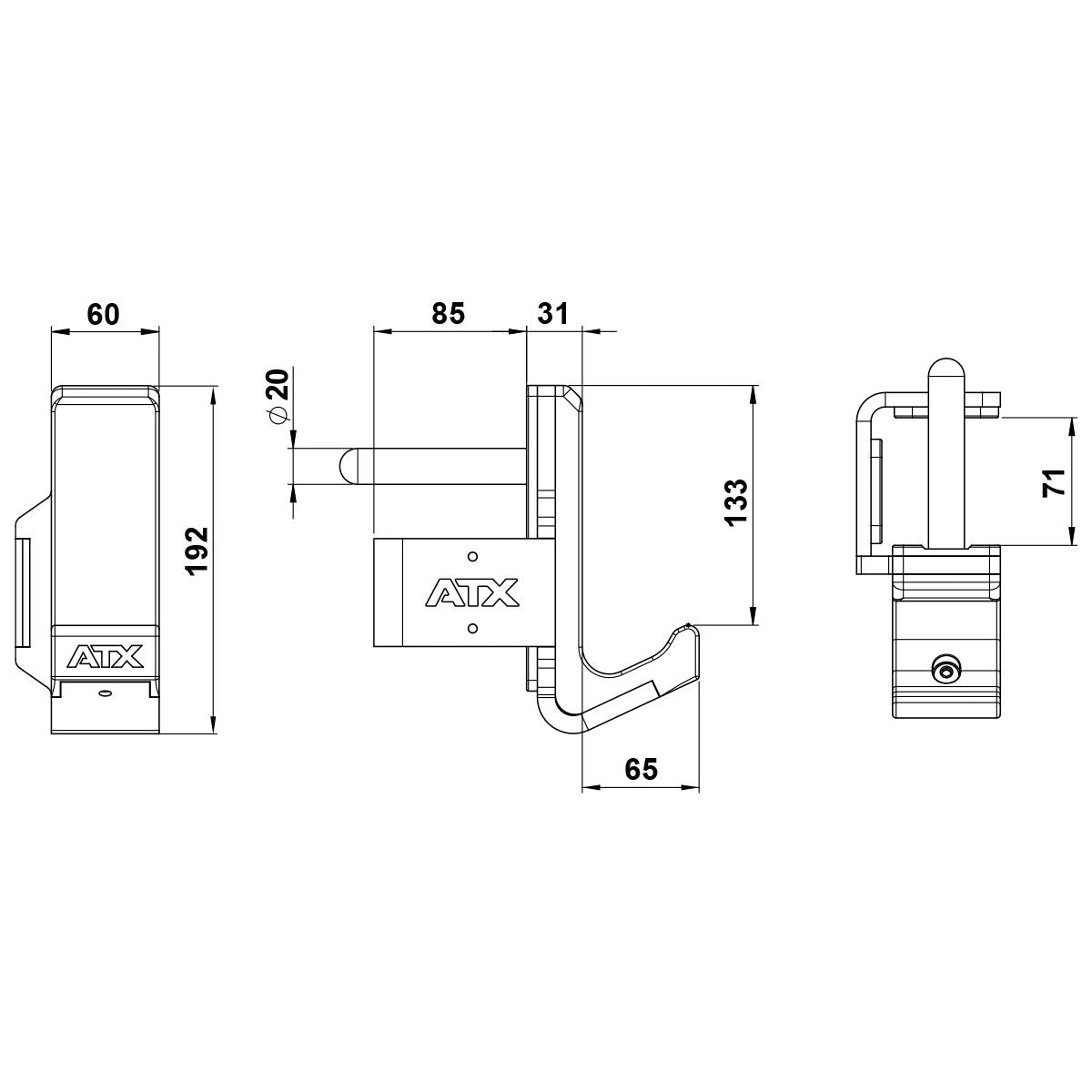 ATX® J-Cups / J-Hooks Serie 700
