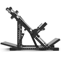 ATX® Rudermaschine - Double-side Linear Row seitliche Ansicht