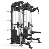 ATX® Multi Pull Half Rack mit 2 x 110 kg Steckgewichten Schrägansicht vorne