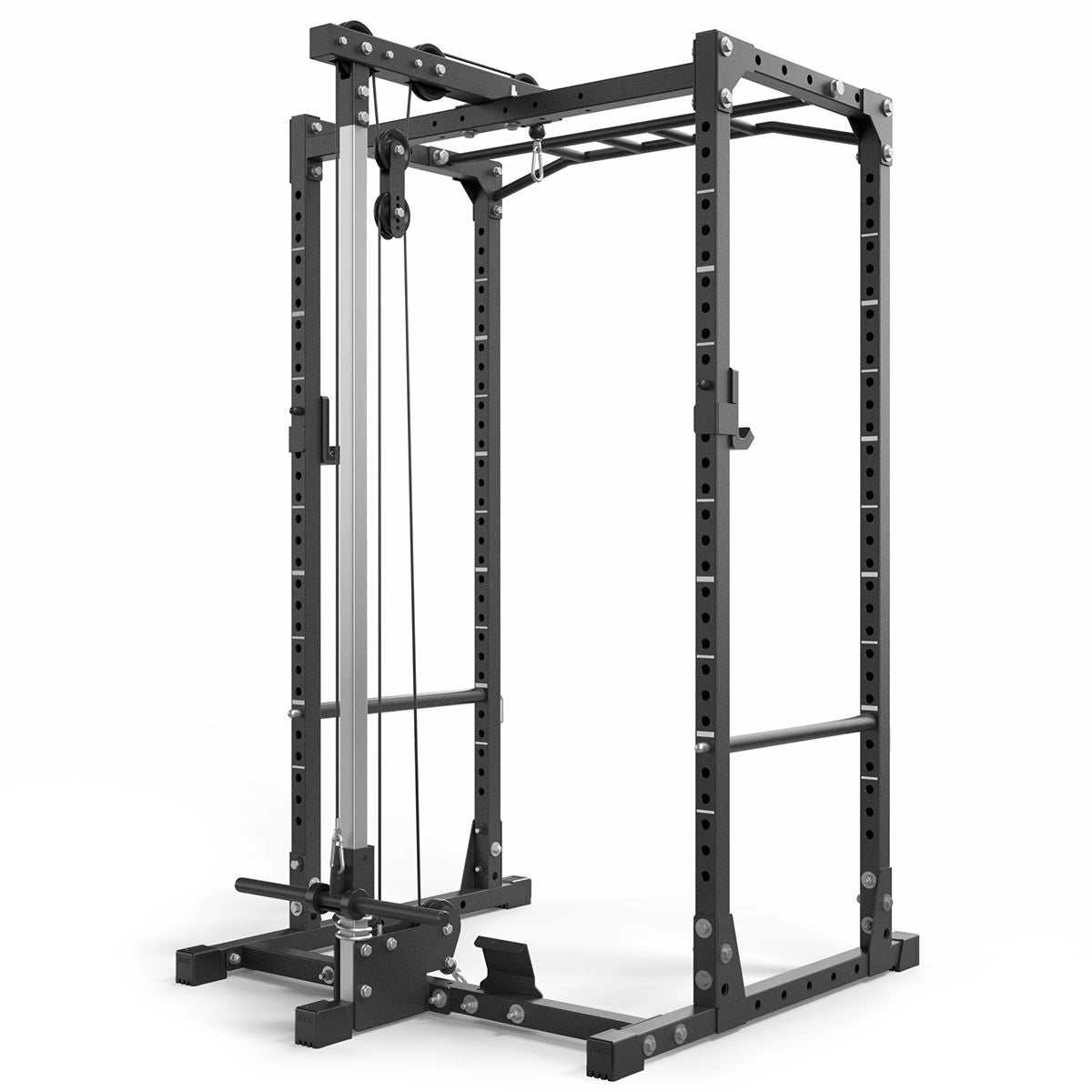 ATX® Power Rack PRX-510-XS mit Latzugstation Plate Load Ansicht hinten