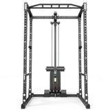 ATX® Power Rack PRX-510-XS mit Latzug 100 kg Steckgewichte Frontansicht