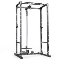 ATX® Power Rack PRX-520-XS mit Plate Load Latzug - Höhe 215 cm