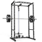 ATX® Power Rack PRX-520-XS mit Plate Load Latzug - Höhe 215 cm inkl. Zubehör