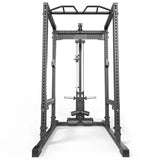 ATX® Power Rack PRX-780 mit Latzug - Hantelscheibenaufnahme Frontansicht
