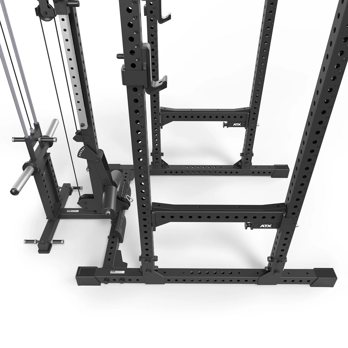 ATX® Power Rack PRX-780 mit Latzug - Hantelscheibenaufnahme Notablagen