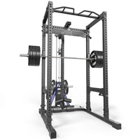 ATX® Power Rack PRX-780 mit Latzug - Hantelscheibenaufnahme inkl. Hantelscheiben