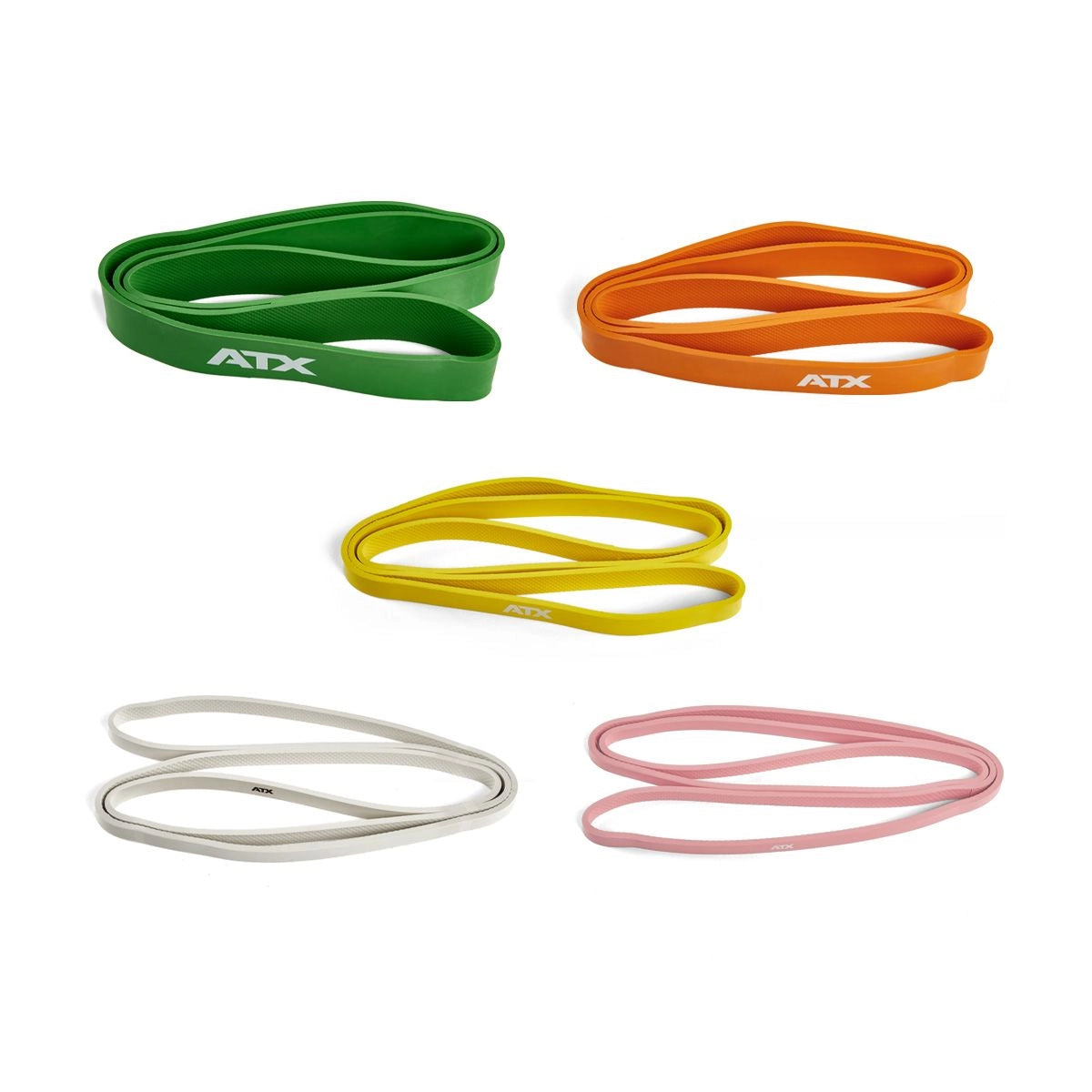 ATX® Widerstandsbänder - Short Power Bänder Level 1 - 5 Komplettansicht