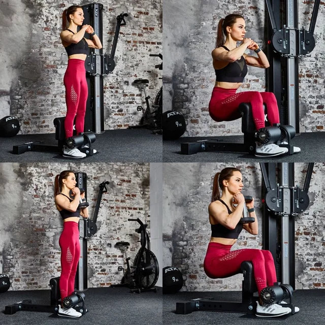 ATX® Sissy Squat Master Compact - Kniebeugentrainer Ausführung