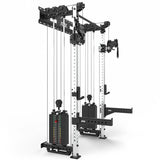 ATX® Half Rack Wall - Kabelzug Schrägansicht