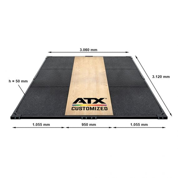 ATX® Weight Lifting Platform 3 x 3 m - Customize