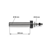 ATX® Weight Plate Pins - 220 - 50 mm - Maße: Länge: 36,5 cm gesamt / 22,5 cm nutzbare Ablage; Breite: 8 cm; Höhe: 8 cm