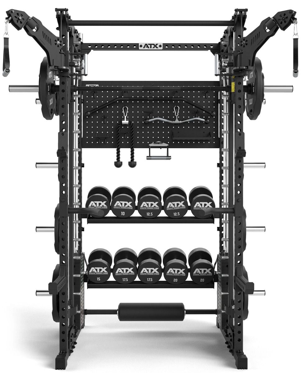 ATX® Kraftstation - Power Station XTL - Höhe 225 cm frontal mit Zubehör