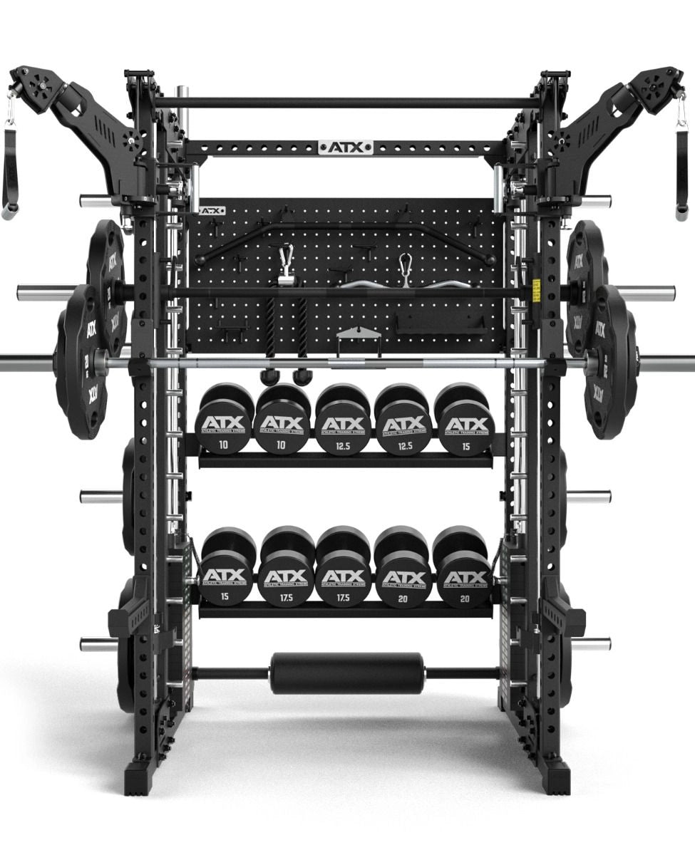 ATX® Kraftstation - Power Station XTM - Höhe 195 cm frontal mit Zubehör