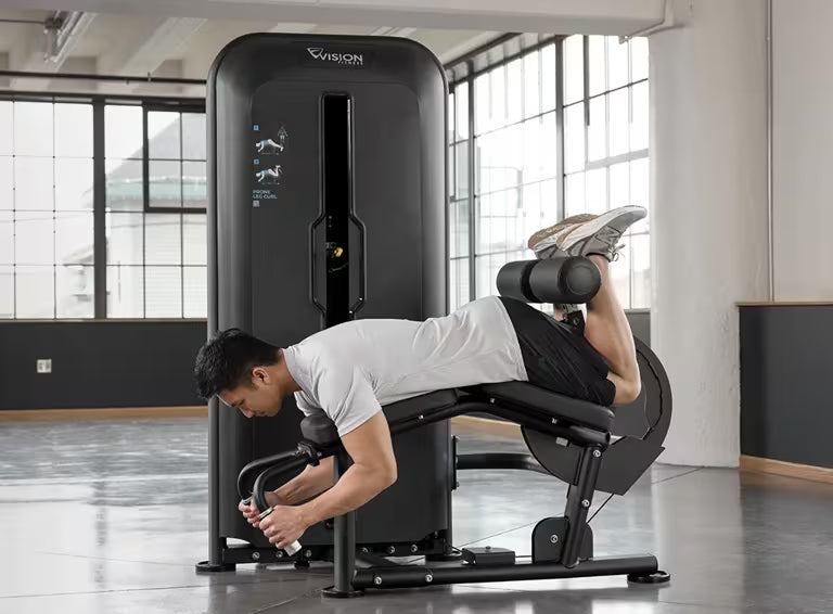 Prone Leg Curl Stack Weight - Vision Fitness