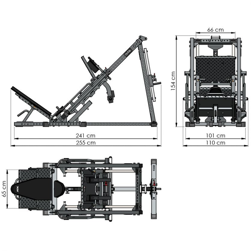ATX® Beinpresse Hackenschmidt Combo 4inONE